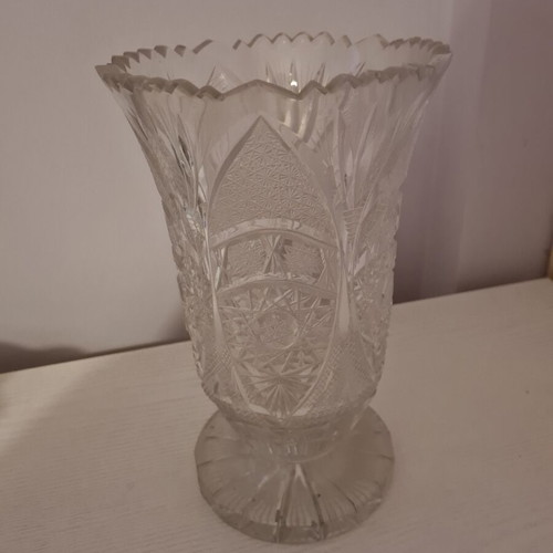 Crystal vintage vase like new