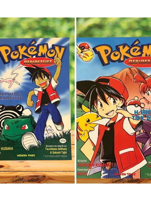 Pokémon Приключения Книга 1 и 3 Рядка Колекционерска Издание Modern Times като нови