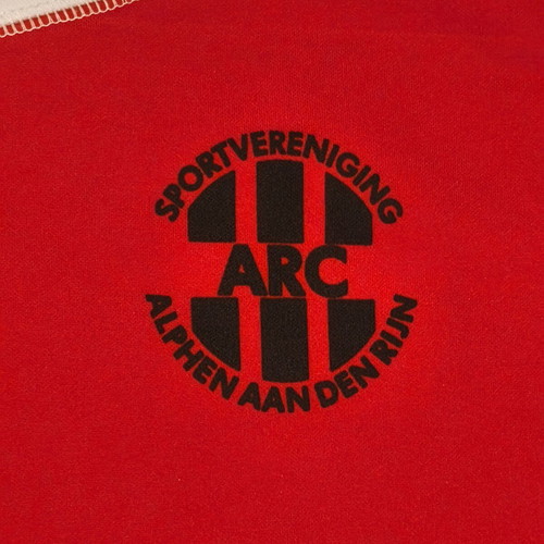 Errea SV ARC Alphen Aan Den Rijn Red Soccer Training Top Sweatshirt Mens XL used