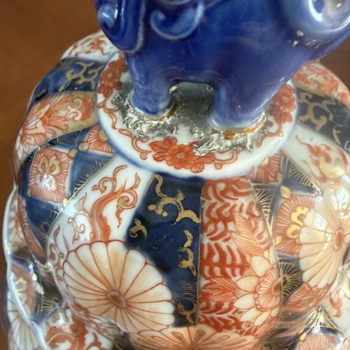 Imari jar 33cm used, Meiji period 1868-1912