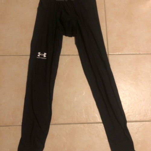 Under Armor men's sports leggings used, size S, black