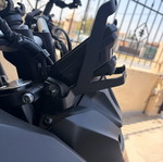 Black sport fly screen for MT7 2026 with mounts