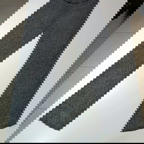 Γκρι παντελόνι vintage μεταχειρισμένο, στενή γραμμή, XS