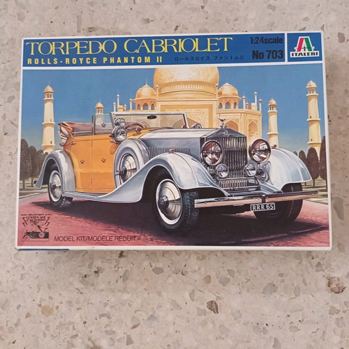 Rolls Royce Torpedo Cabriolet Phantom No703 Italeri new