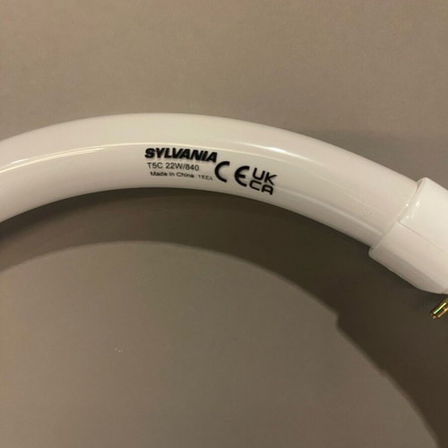 Sylvania Circline Plus fluorescent lamp, cool white 22W, pack of 5