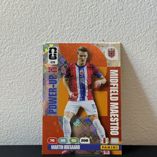 Martin Odegaard Power Up card Panini 2026 World Cup new