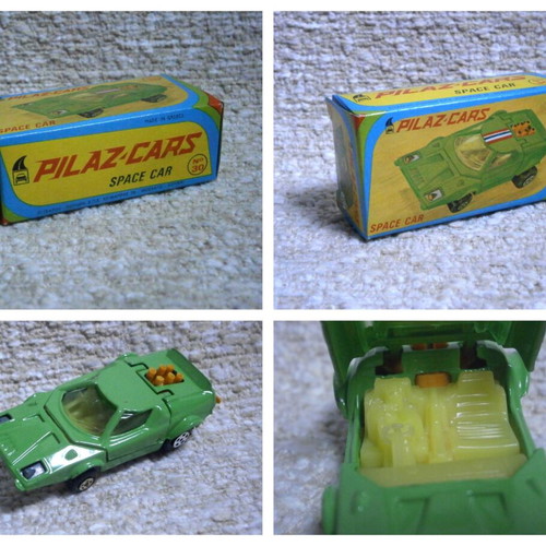 Pilaz Cars Space Car diecast toy, Polfi Toys Greece, vintage