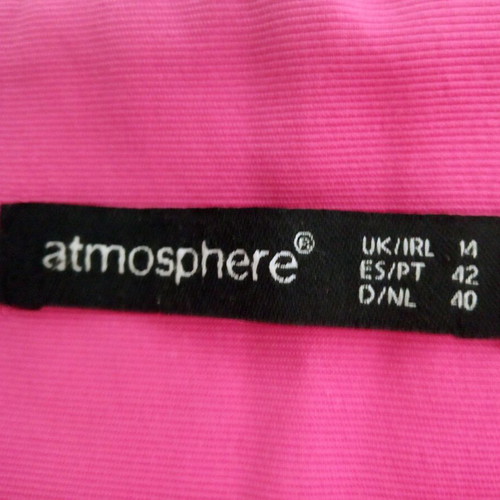 Atmosphere dress in hot pink color like new, size M