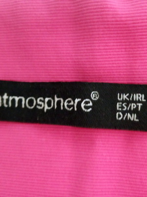 Atmosphere dress in hot pink color like new, size M