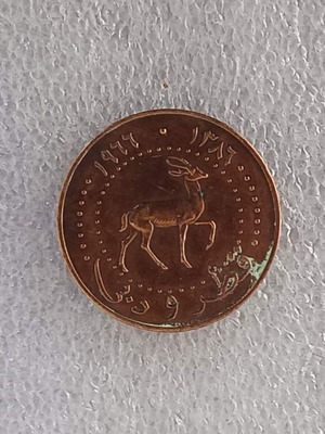 10 Dirham coin Qatar and Dubai 1966 AP-11