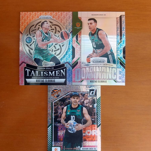 Donruss Prizm Euroleague Kostas Sloukas 25th Anniversary card pack 2024-25 new
