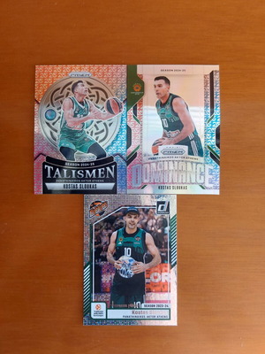 Donruss Prizm Euroleague πακέτο καρτών Κώστας Σλούκας 25η επέτειος 2024-25 καινούργιο