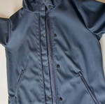 Thin parka like new for 13-14 years old, blue marine and black