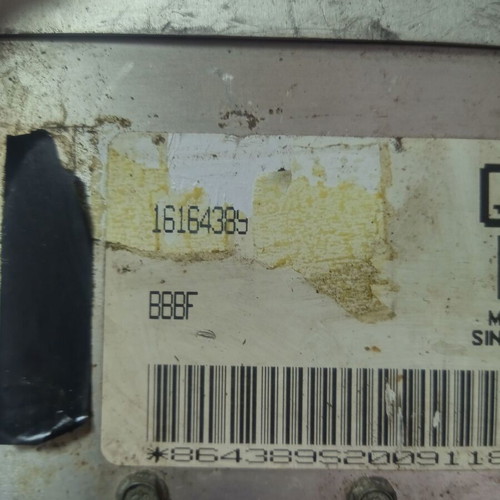 Computer ECU for Opel Vectra C16NZ GM 16164389 QJ used