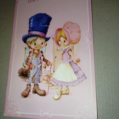 Card postal from 80-90s new, size 20 cm, hard cardboard