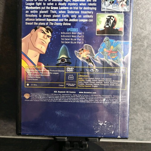 Justice League Justice on Trial DVD used with subtitles