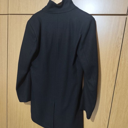 Long black trench coat, size M