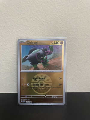 Okidogi Friend Ball Reverse Holo Pokémon card like new 122/217