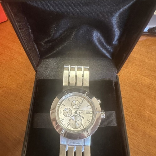 Dyrberg/Kern DK men's watch new, stainless steel, day date 24h
