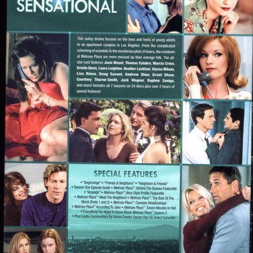 Melrose Place DVD box set like new, complete romantic series