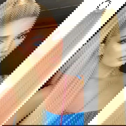 Луксозни прави конски опашки за жени 66.04 см нови, термоустойчиви, меки синтетични