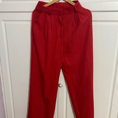 Vassia Kostara SS24 pants like new, red, size S