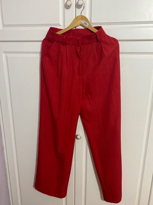 Vassia Kostara SS24 pants like new, red, size S