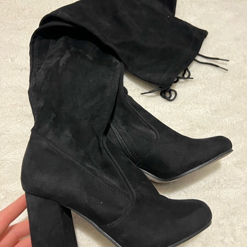 Elta black boots used, size 37