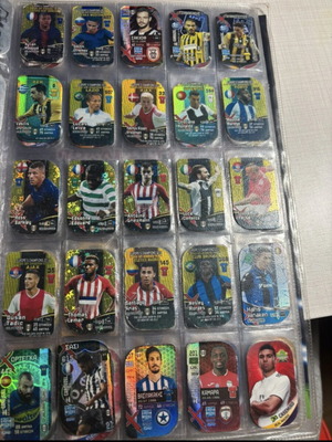 20 metallic football tags