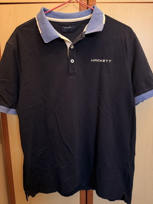 Hackett Golf Polo Navy Large like new, 100% cotton