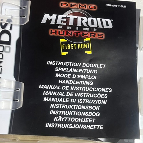 Metroid Prime Hunters First Hunt Nintendo DS game