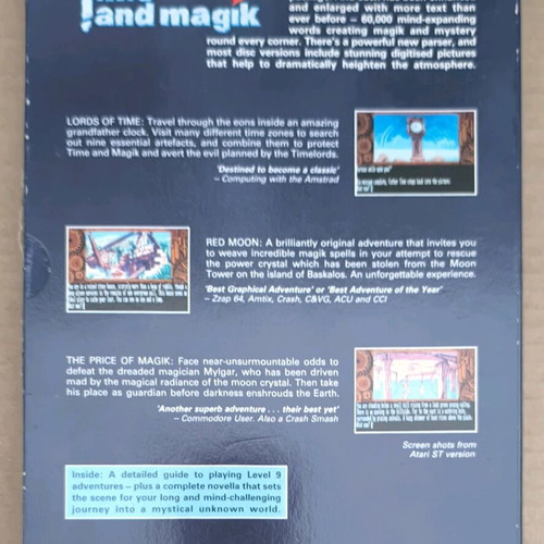 Time And Magik The Trilogy Amiga game used