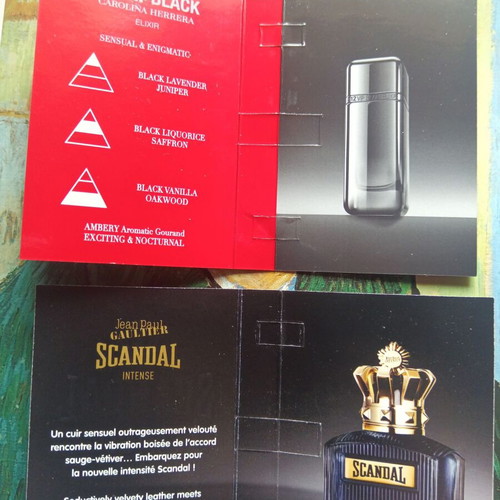 Mini men's perfume discovery set used, 10 pieces with Tom Ford and more