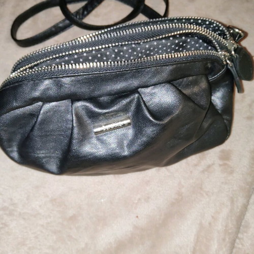 Small black Berska bag like new, crossbody