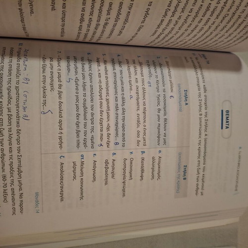 Nea Ellinika B Lykeiou textbooks like new, pack of 2