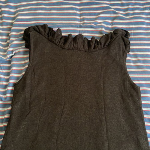 Women's blouse like new, size XL, black and grey