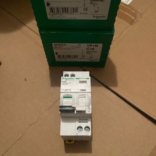Leakage circuit breaker 2P C16A 30mA 4.5kA new
