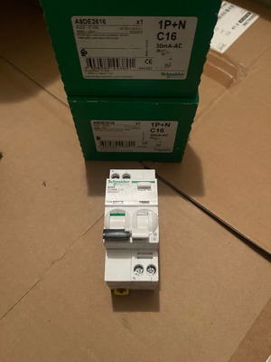 Leakage circuit breaker 2P C16A 30mA 4.5kA new