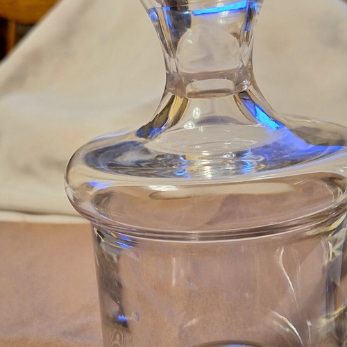 NAXMAN crystal bottle like new, 1684g, 30cm tall with stopper