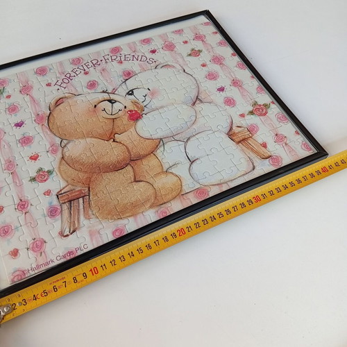 Puzzle Forever Friends with frame, used condition