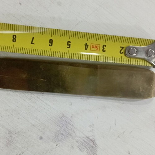 Bookmark bronze with silver cross like new