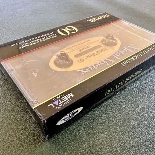 Maxell Metal Vertex MV60 cassette tape new, sealed