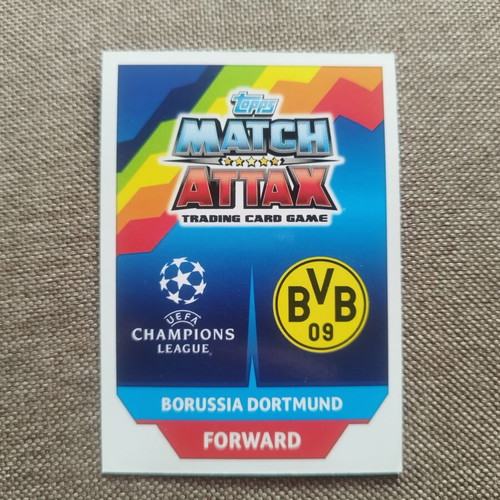 Topps Match Attax UCL 2017/18 Gold Limited Edition Trio Borussia Dortmund card like new