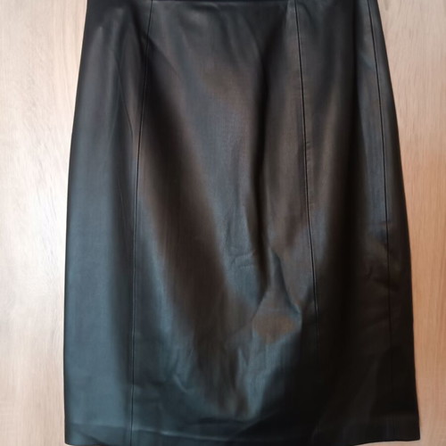 Mango faux leather pencil skirt used, size M 38 10, black