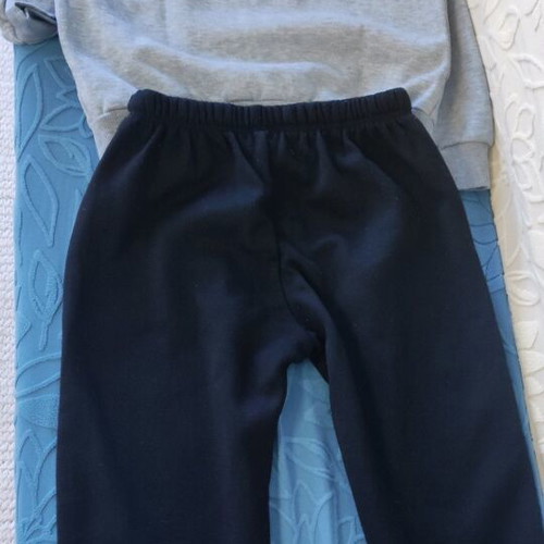 Tracksuit set size 16 like new, black and gray