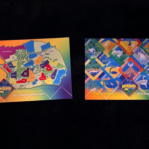 21st World Scout Jamboree Collectible Postcard Set like new
