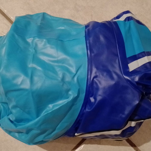 Baby inflatable float like new with cat design