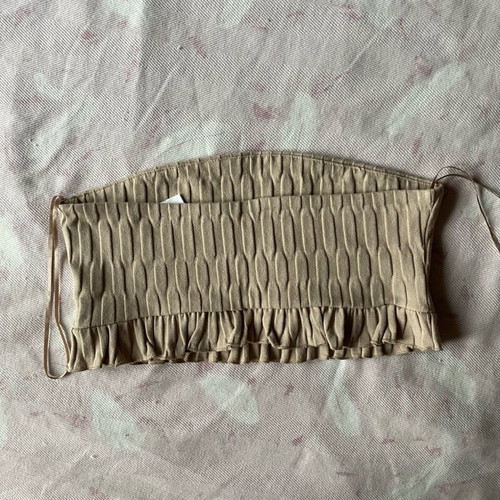 Zara light brown boho top M like new