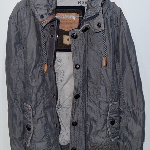 Naketano men's jacket size M like new, gray and blue