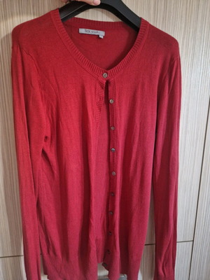 Cardigan burgundy like new, size L